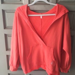Free people hooded pullover.